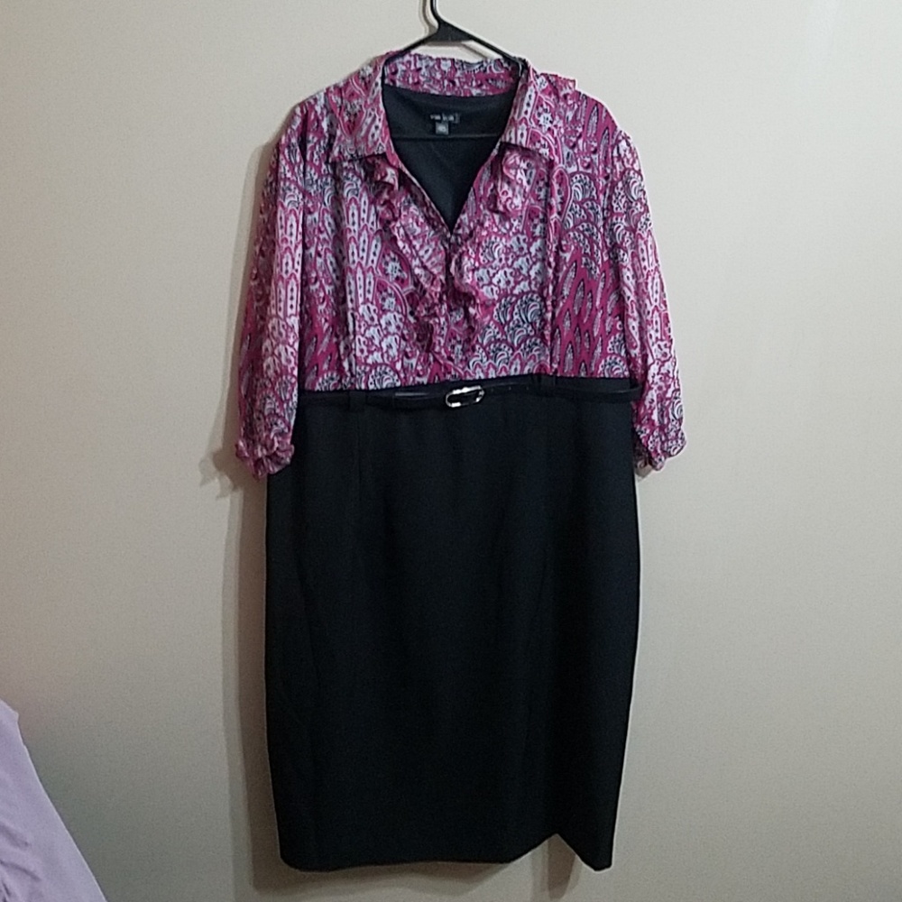 Fun Dress w/ belt-Business to evening look